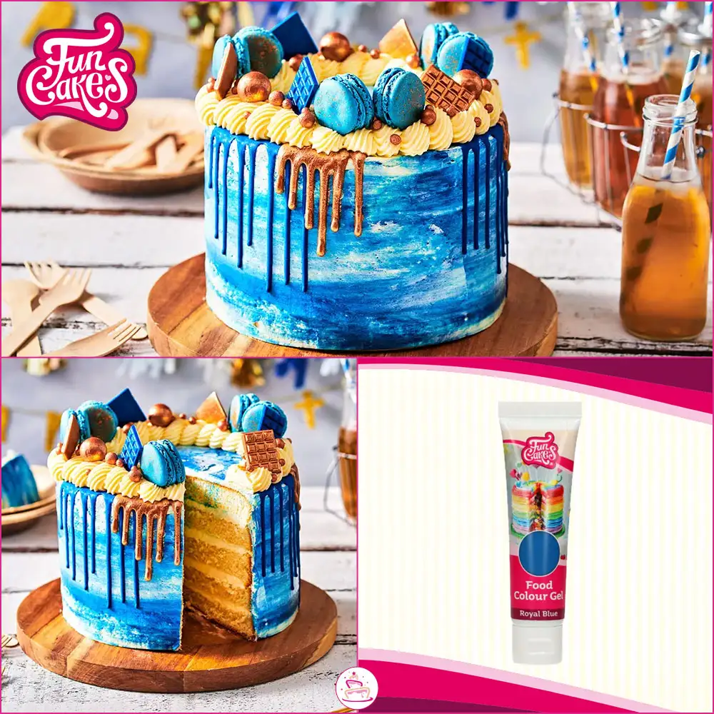 FunCakes Edible FunColours Gel - Royal Blue