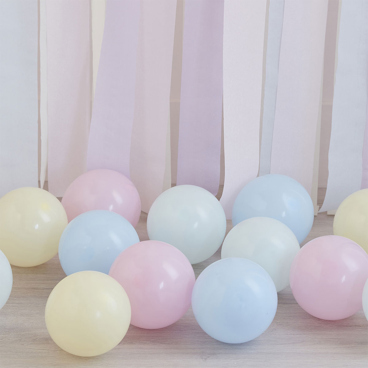 Umweltfreundliche Luftballons - 40 Stück Pastell