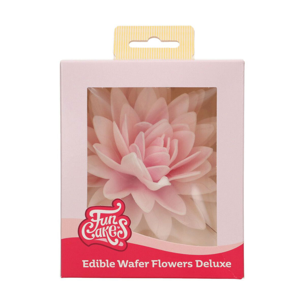 FunCakes Esspapier -Blume Deluxe Pfingstrose Rosa Ombre 12,5cm