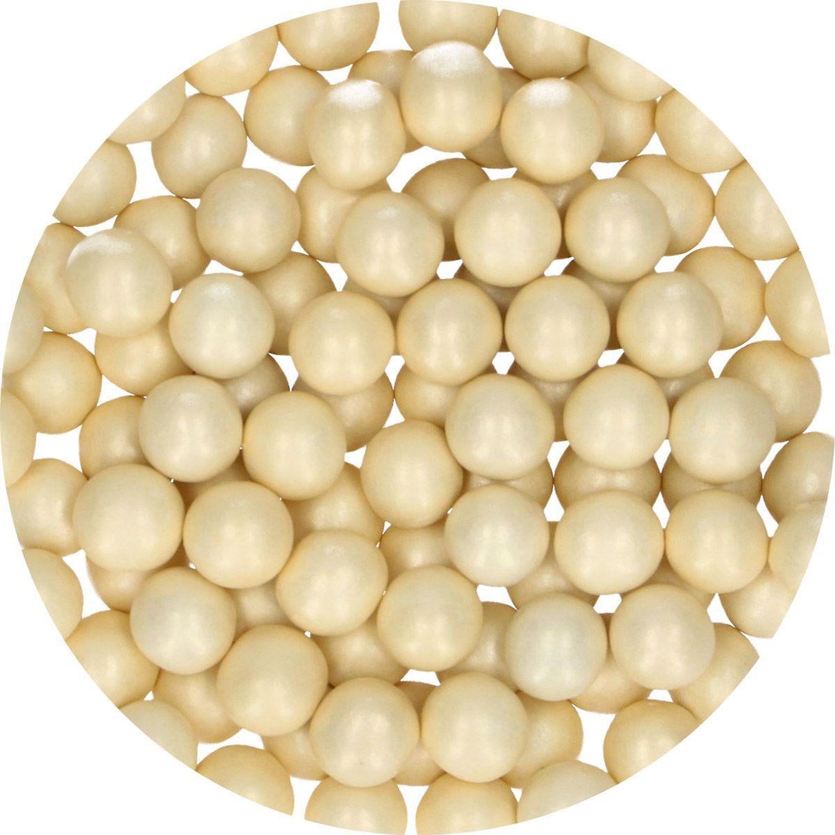 FunCakes Candy Choco Pearls Large Ivory 70g