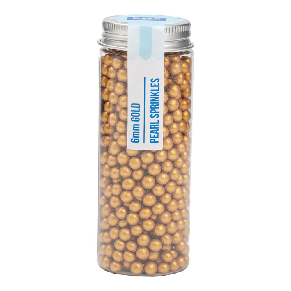 PME Zuckerperlen gold 6 mm 60 g 