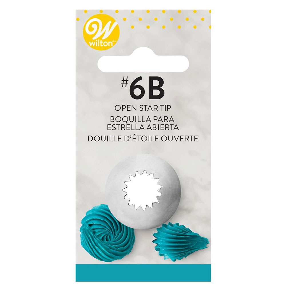 Wilton Decorating Tip #6B open Star - Sterntülle