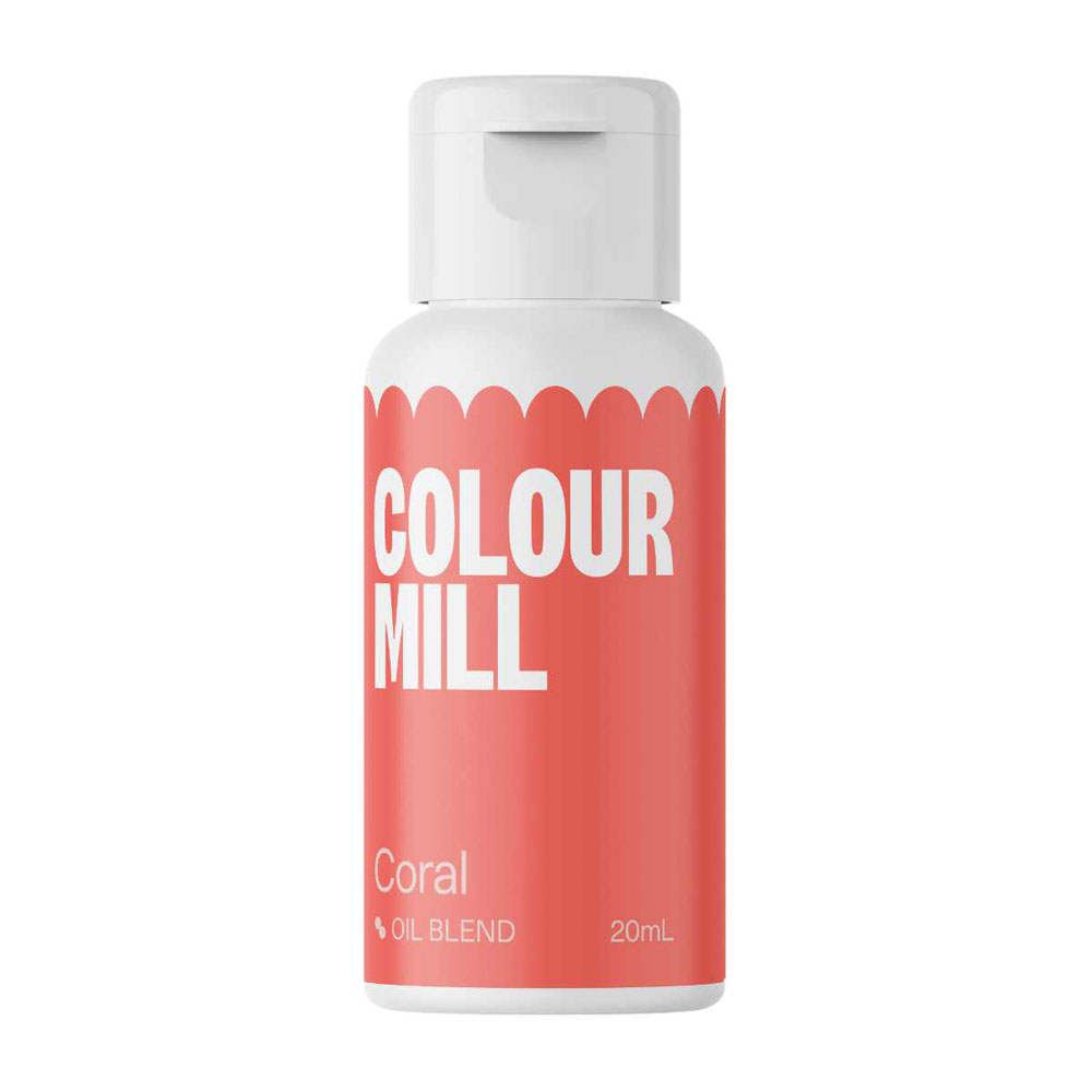 Colour Mill fettlösliche Lebensmittelfarbe Coral 20ml