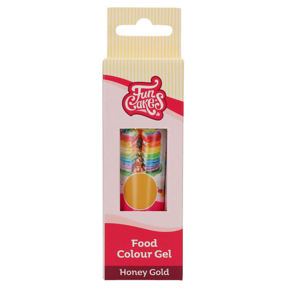 FunCakes Edible FunColours Gel - Honey Gold
