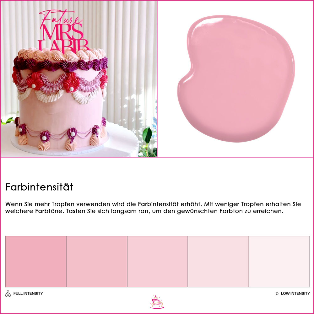 Colour Mill fettlösliche Lebensmittelfarbe - Rose 20ml
