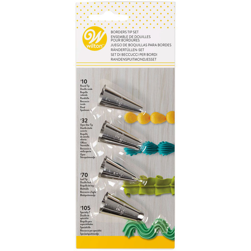 Wilton Randdekorations-Tüllen-Set Nr. 10, 32, 70, 105
