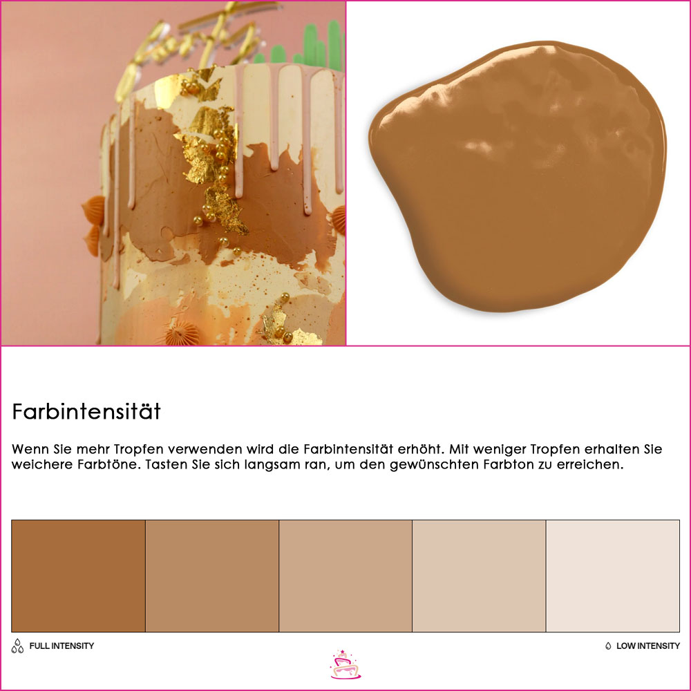 Colour Mill fettlösliche Lebensmittelfarbe - Clay 20ml