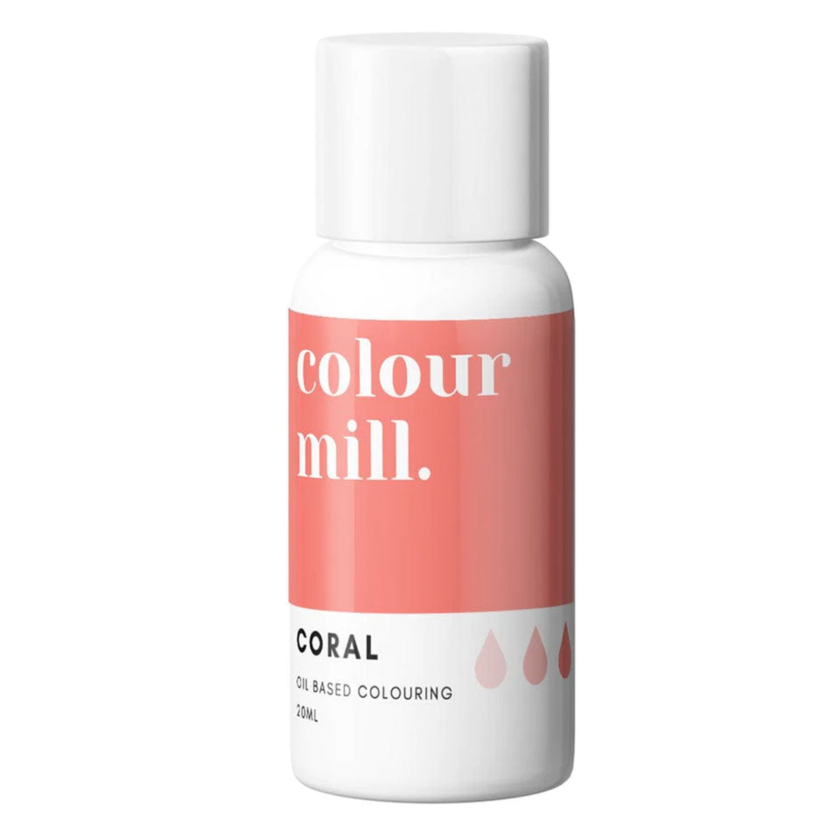 Colour Mill fettlösliche Lebensmittelfarbe Coral Rot