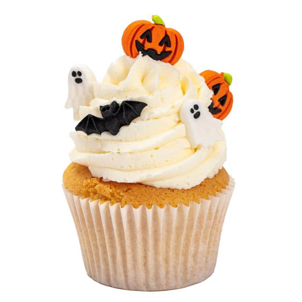PME Halloween Essbare Zuckerdeko - Fledermäuse, Geister & Pumpkin
