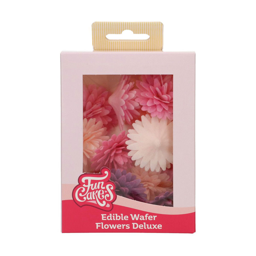 FunCakes Esspapier -Blume Pom Poms Bunt 12 Stück