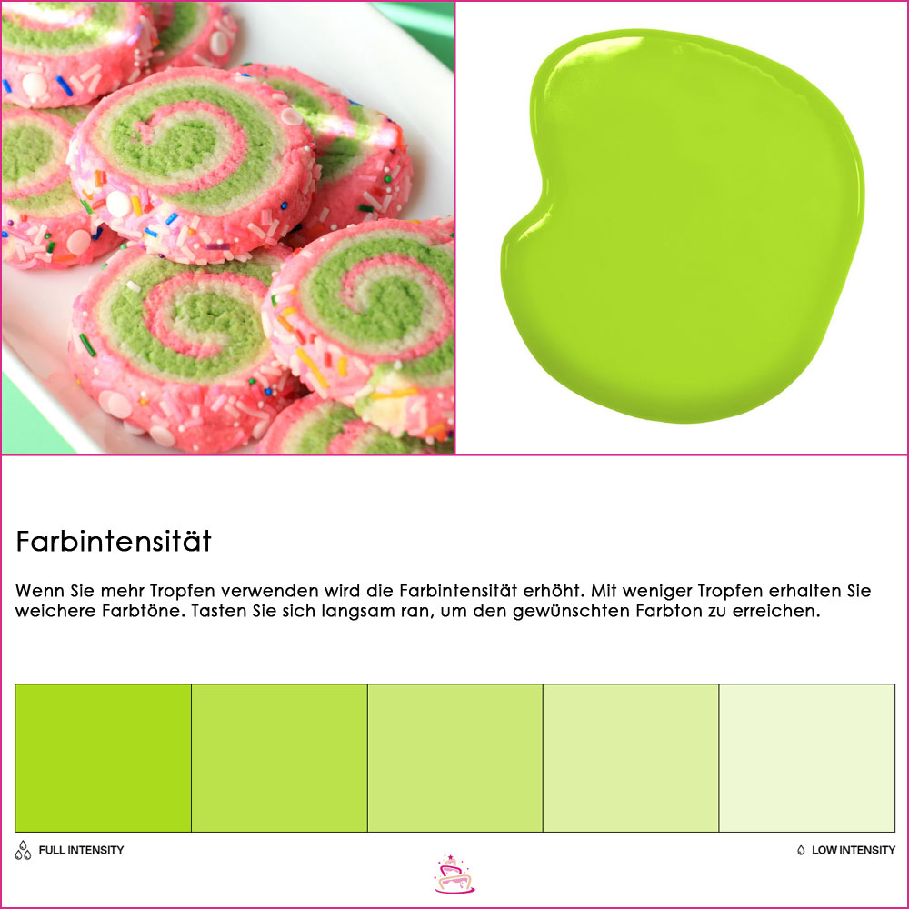 Colour Mill fettlösliche Lebensmittelfarbe - Lime 20ml