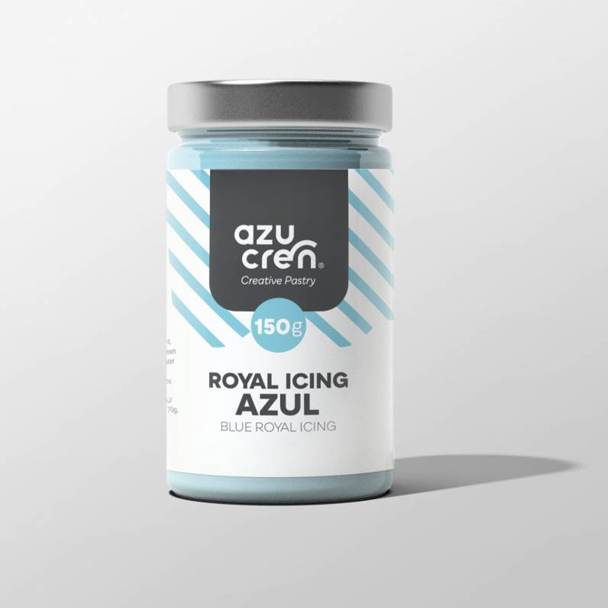 Azucren Royal Icing Mix - Metallic Hellblau 150g