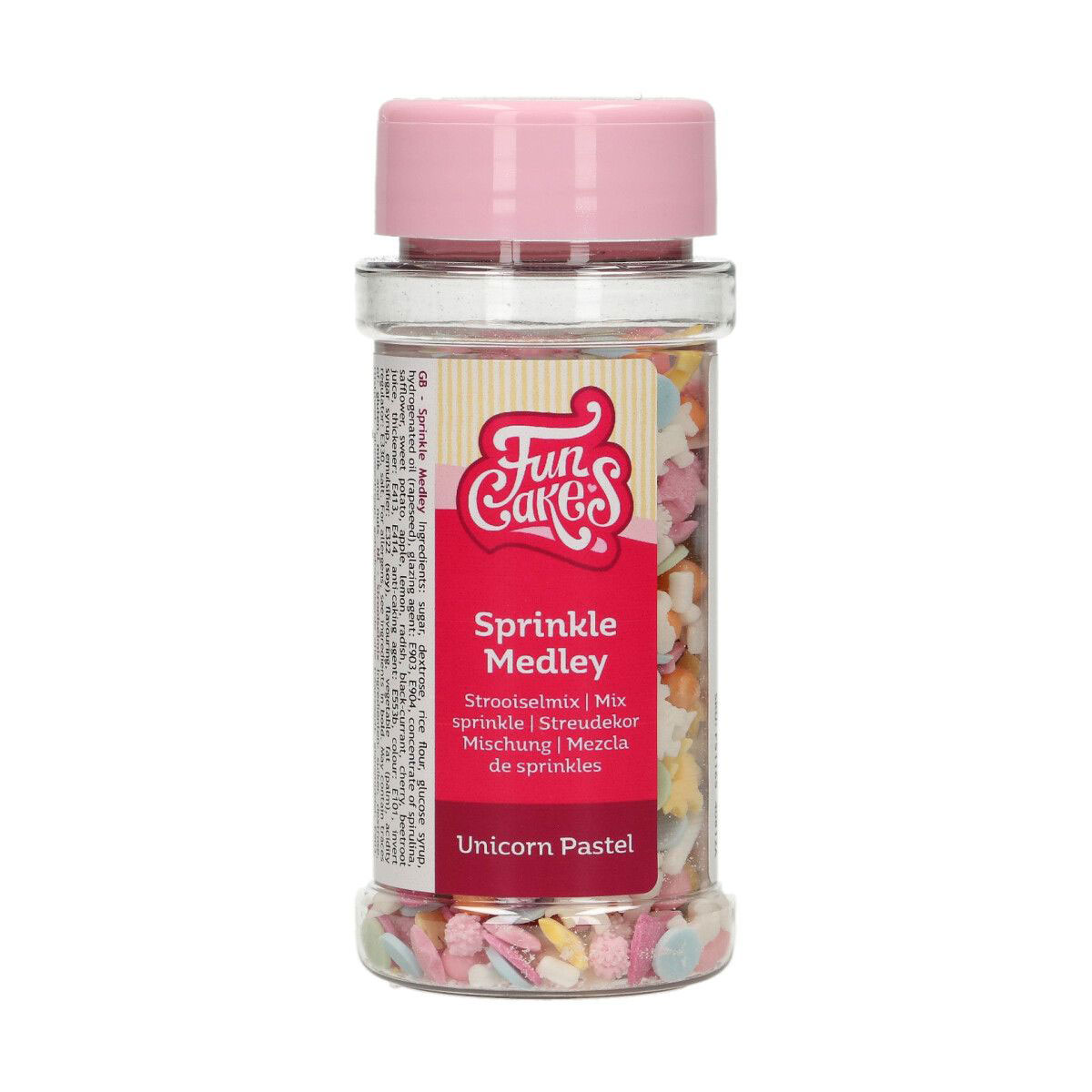 Funcakes Sprinkle Medley - Einhorn Pastel 50g