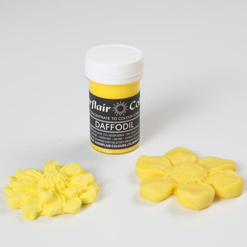 Sugarflair Pastell Pastenfarbe – Daffodil 25g