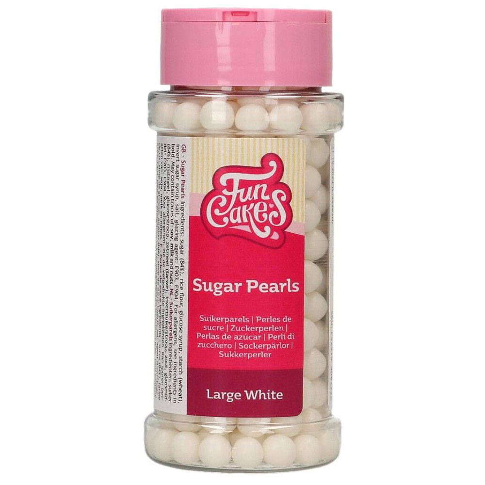 FunCakes Zuckerperlen - Large White 70g