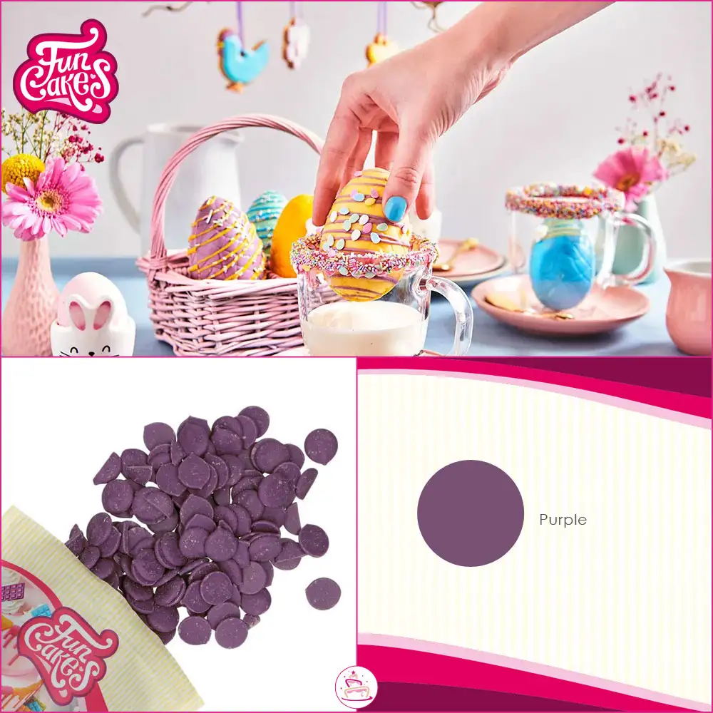 Funcakes Deko Melts - Lila 250g