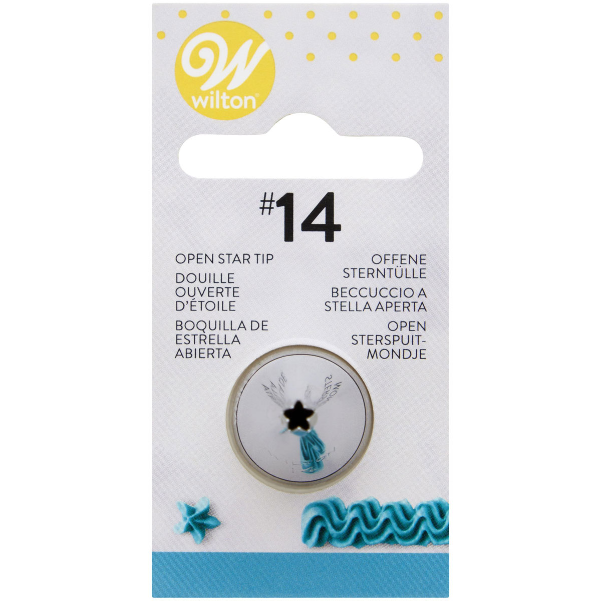 Wilton Sterntülle - Decorating Tip #14 open Star