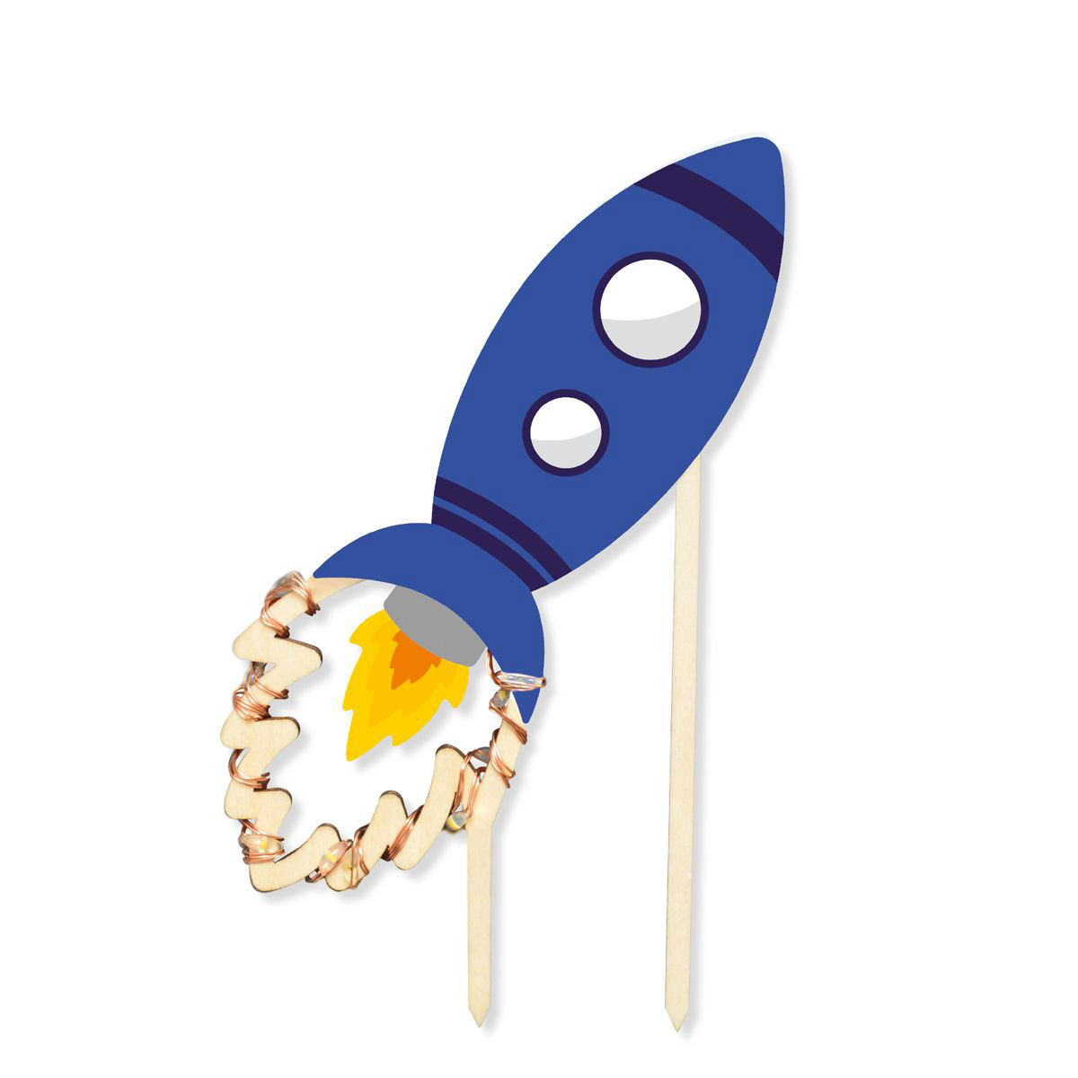 Scrapcooking Cake Topper - LED Rakete