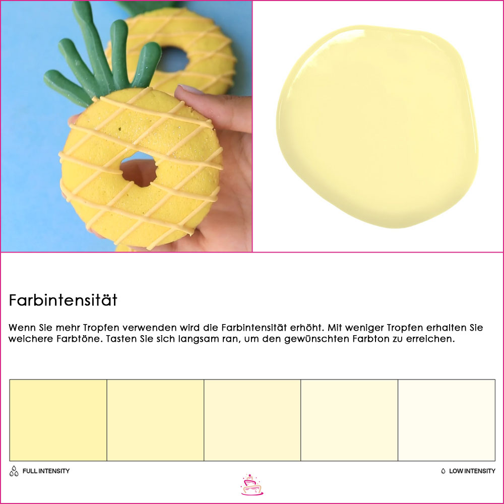 Colour Mill fettlösliche Lebensmittelfarbe - Lemon 20ml