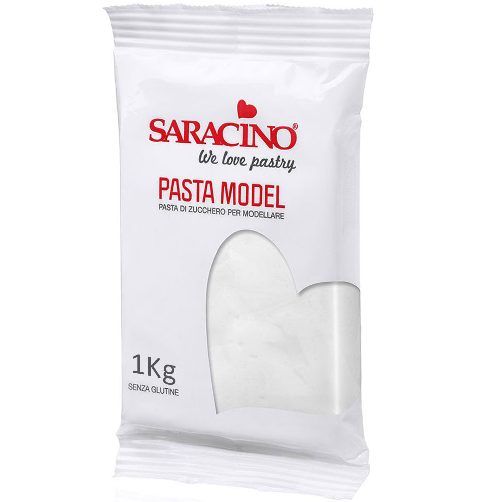 Saracino Modellierpaste - Weiß 1Kg