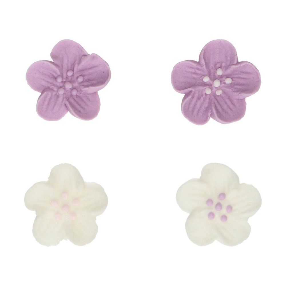 Funcakes Zuckerblumen Mix Lila 24 Stück