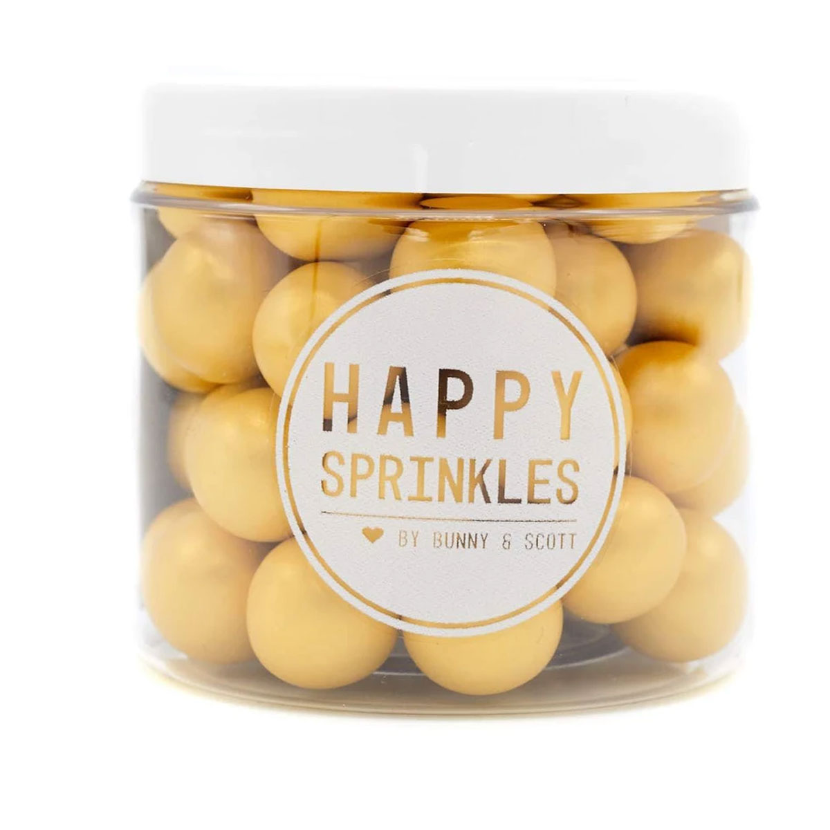 Happy Sprinkles Schokokugeln - Gold XXL
