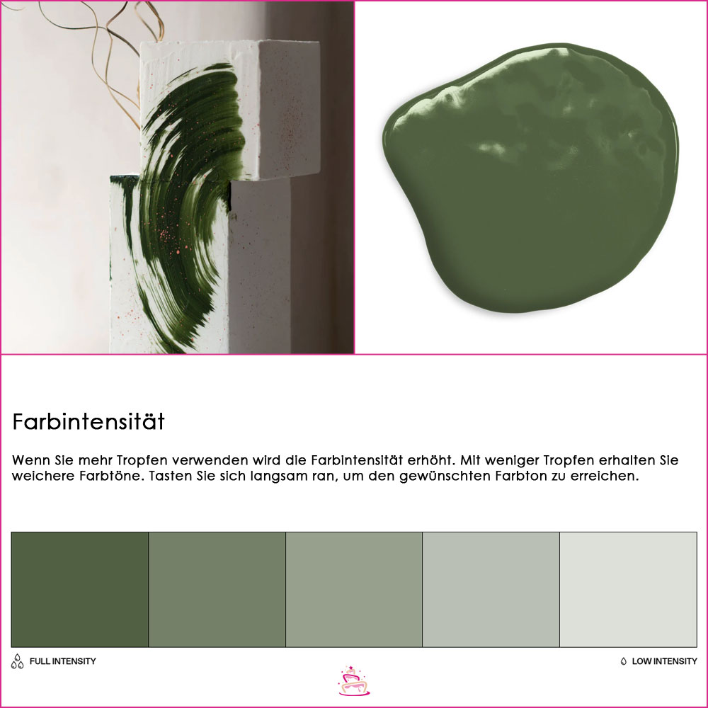 Colour Mill fettlösliche Lebensmittelfarbe - Olive 20ml