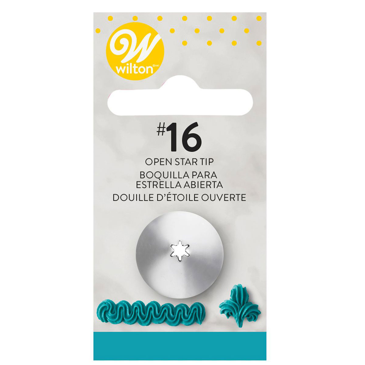 Wilton Sterntülle - Decorating Tip #16 open Star