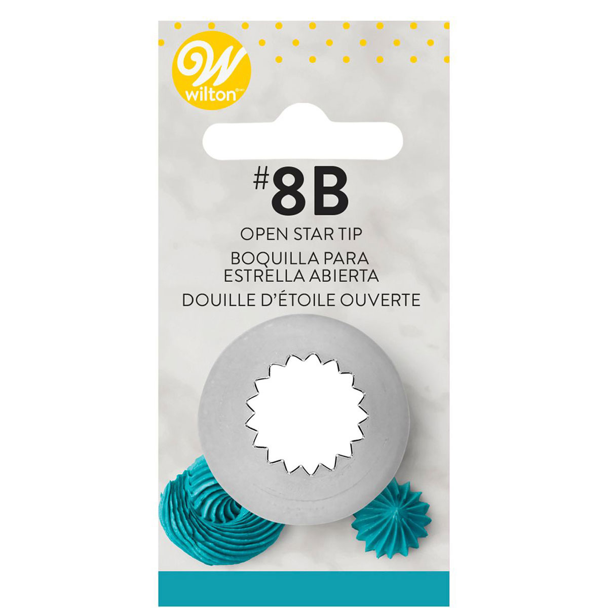 Wilton Decorating Tip #8B open Star - Sterntülle