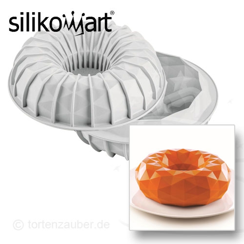 Silikomart Silikon- Backform 3D Design - Gioia