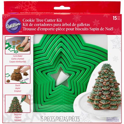 Wilton Christmas Tree Cookie Cutter Kit