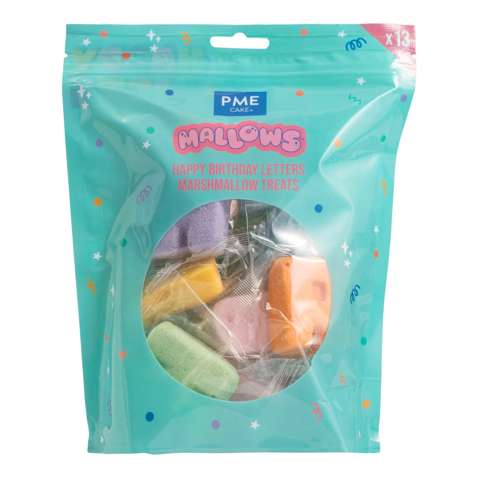  Mallows Marshmallow Buchstaben Happy Birthday 13 Stück
