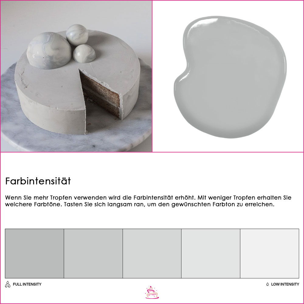 Colour Mill fettlösliche Lebensmittelfarbe - Concrete 20ml