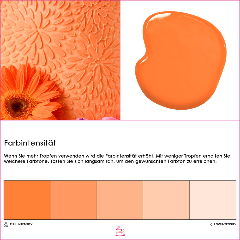 Colour Mill fettlösliche Lebensmittelfarbe - Orange 20ml