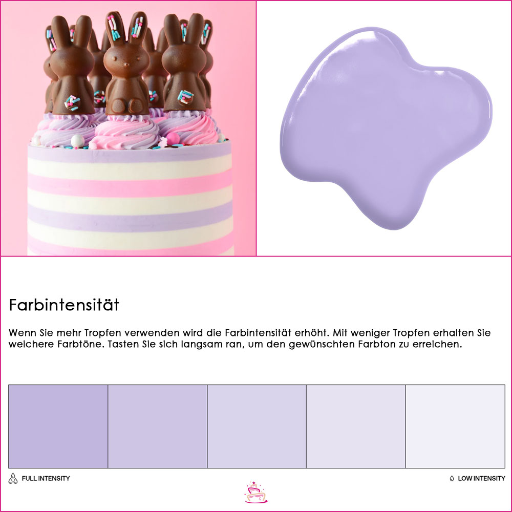 Colour Mill fettlösliche Lebensmittelfarbe - Lavender 20ml 