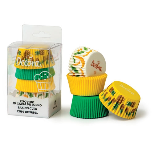 Decora Cupcake Papierbackförmchen Tropical