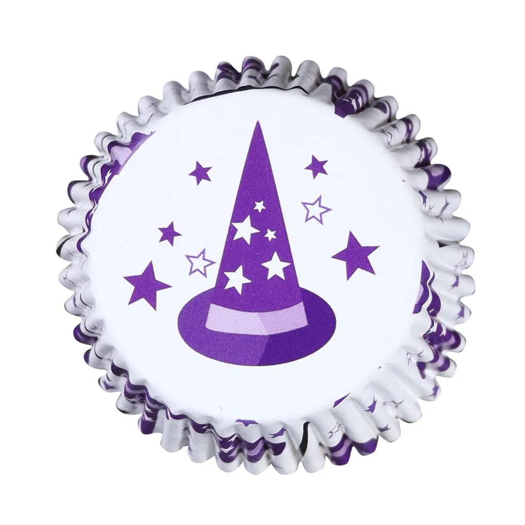  PME Halloween Cupcake-Förmchen - Weise Zauberer 30 Stück