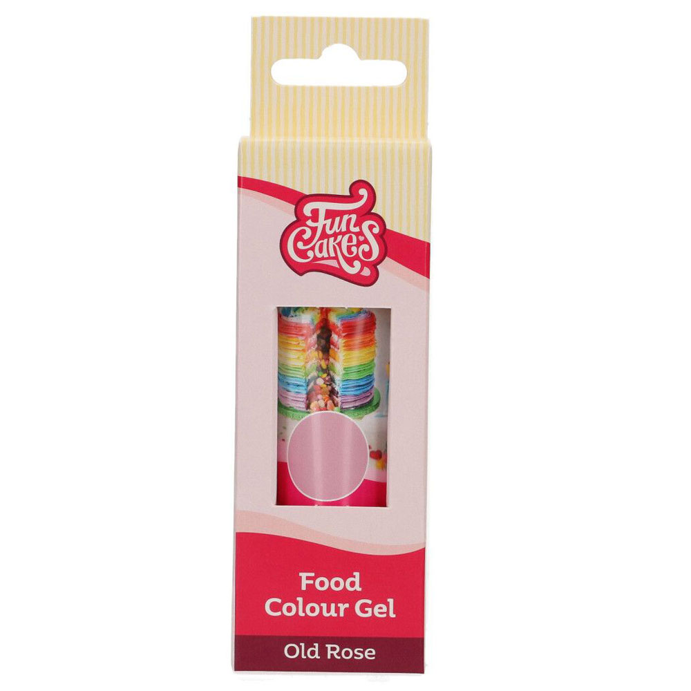 FunCakes Edible FunColours Gel - Old Rose