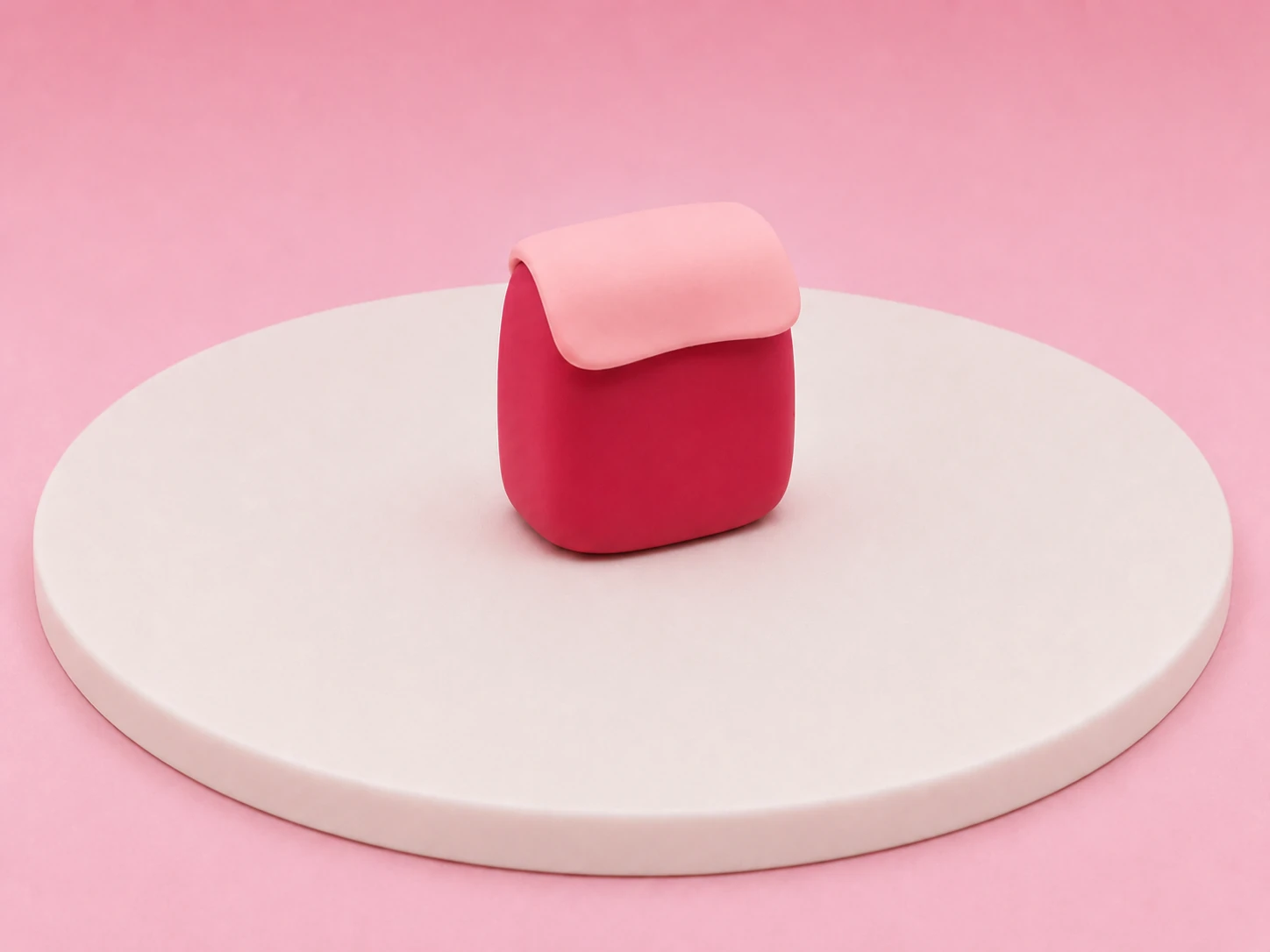 Schulranzen rosa Deckel formen