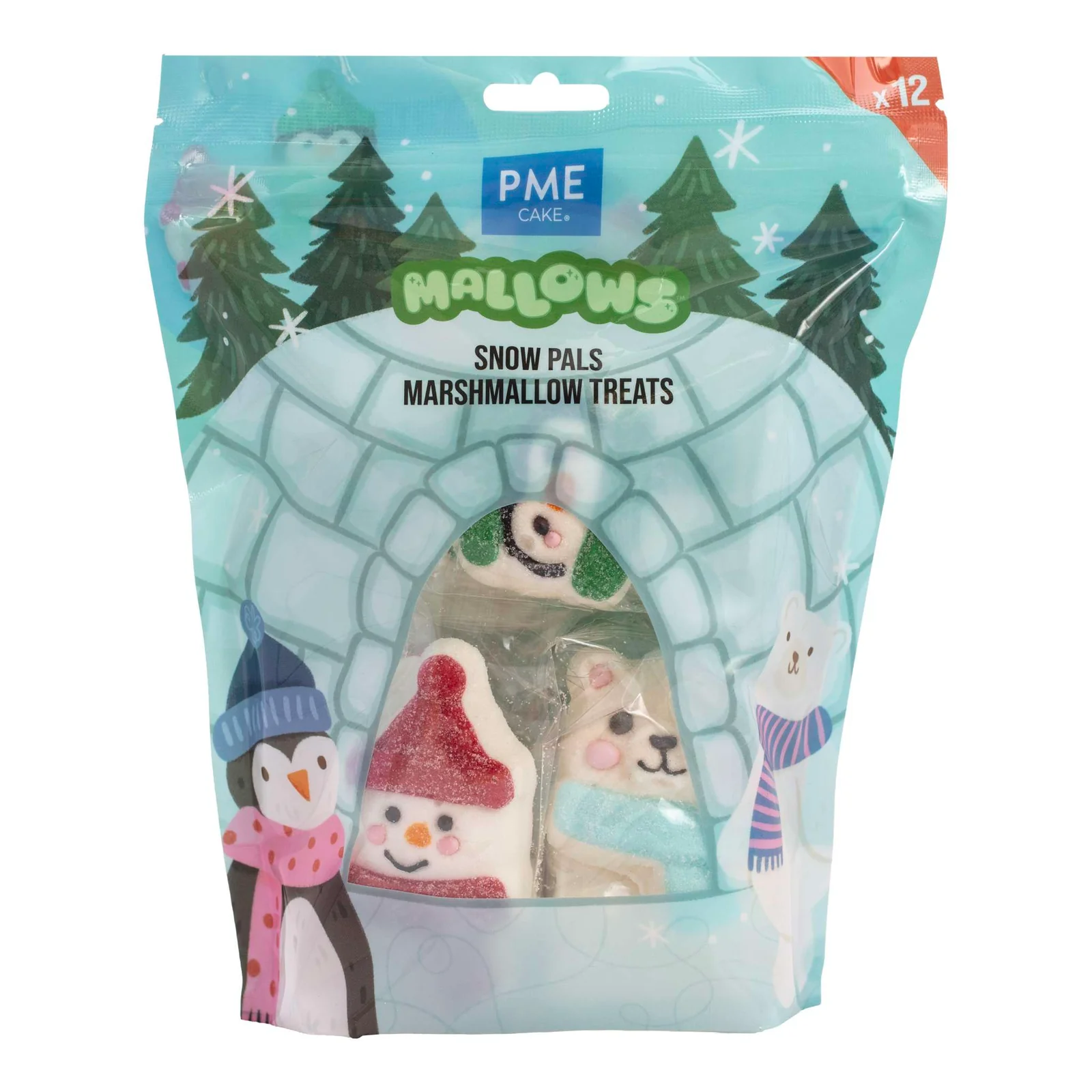  Mallows Marshmallow Winterfiguren 12er Pack