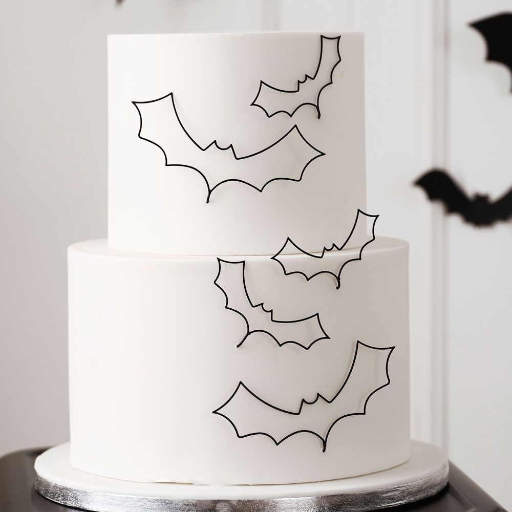 Halloween Cake Decoration - Fledermäuse aus Draht