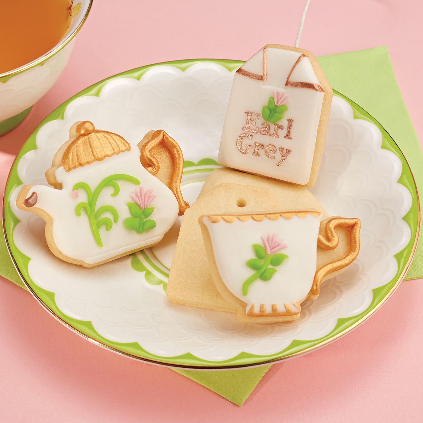 Pavoni Ausstechform mit Auswerfer Tea Time