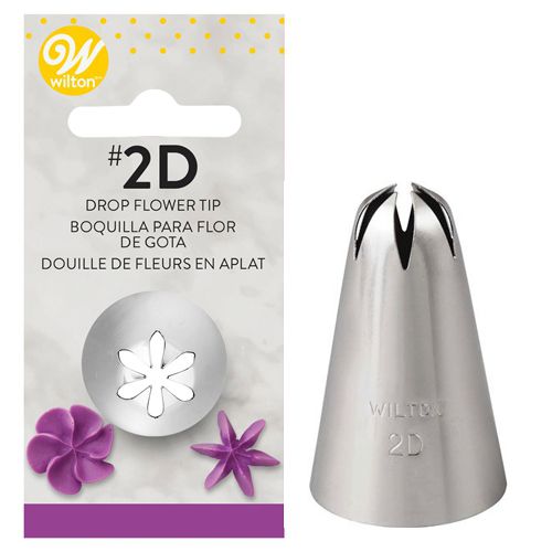 Wilton Decorating Tip #2D Dropflower Carded - Blumentülle