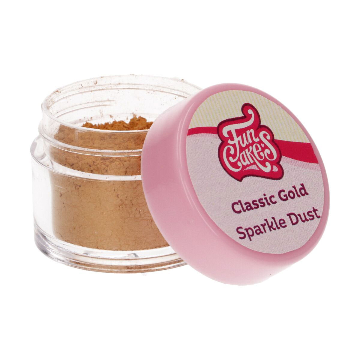 Funcakes Edible Sparkle Dust - Classic Gold
