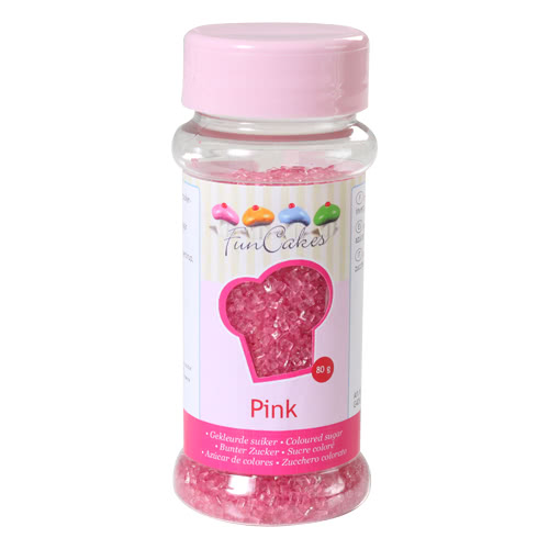 FunCakes Streudeko bunter Zucker - Pink