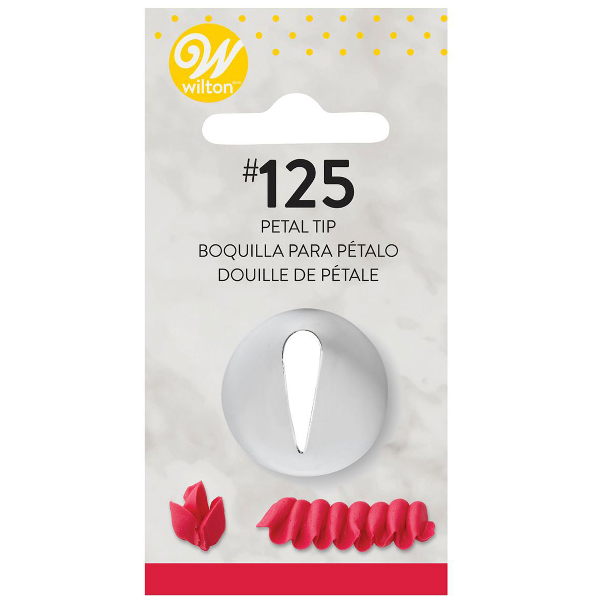 Wilton Decorating Tip #125 Petal Flower