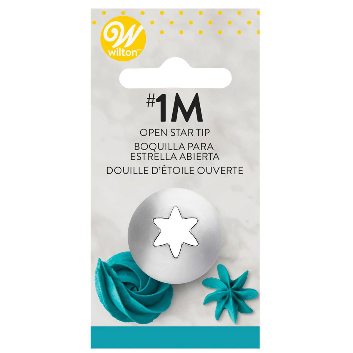 Wilton Sterntülle Decorating Tip #1M open Star