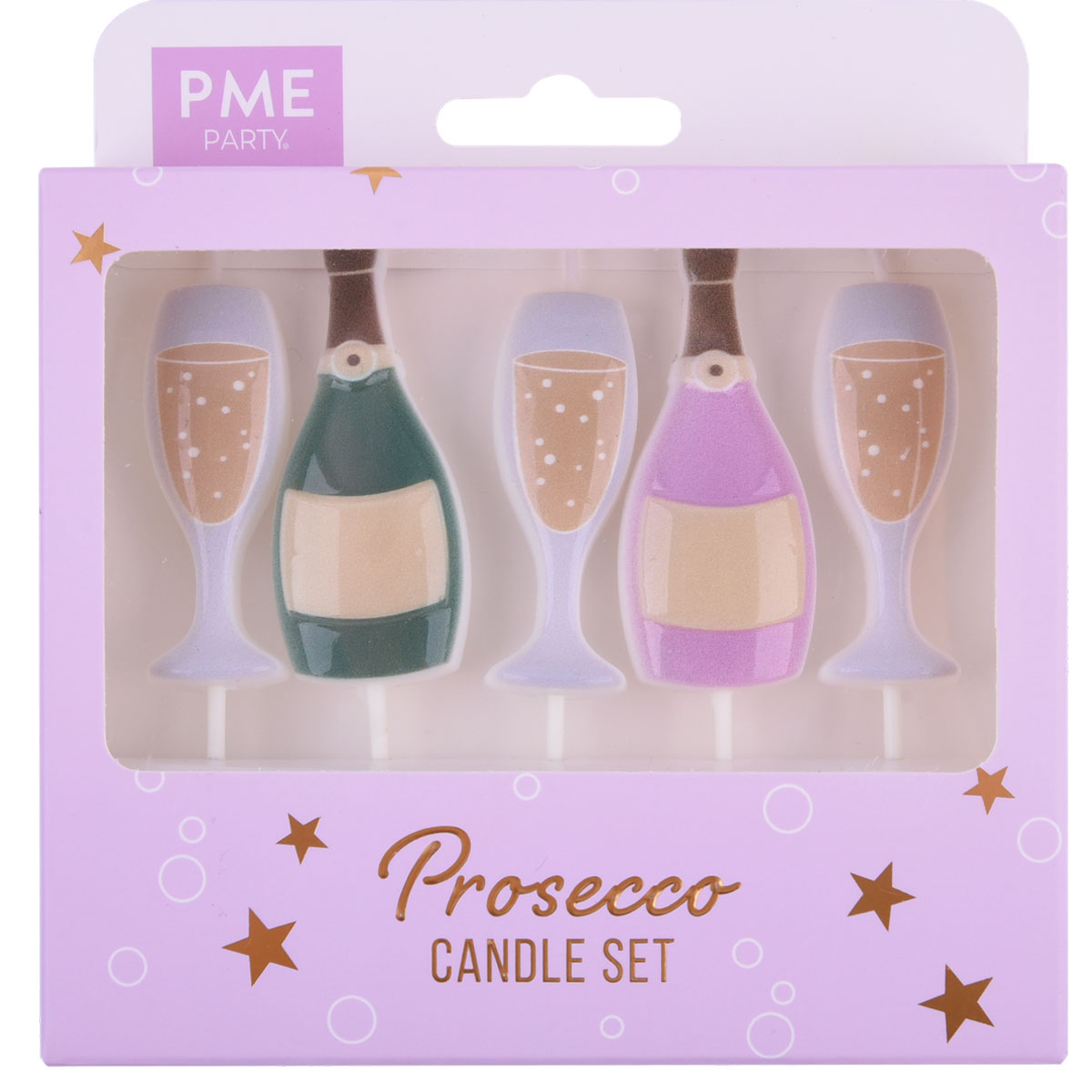 PME Kerzen Prosecco - 5 Stück