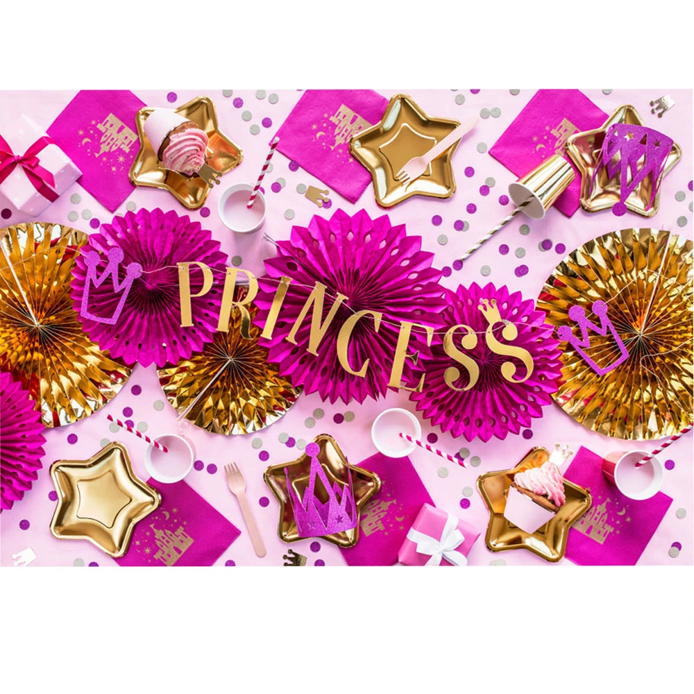 Amscan Geburtstagsgirlande „Princess“ – Mit Buchstaben & Zahlen | Party-Deko Für Kindergeburtstage & Feiern