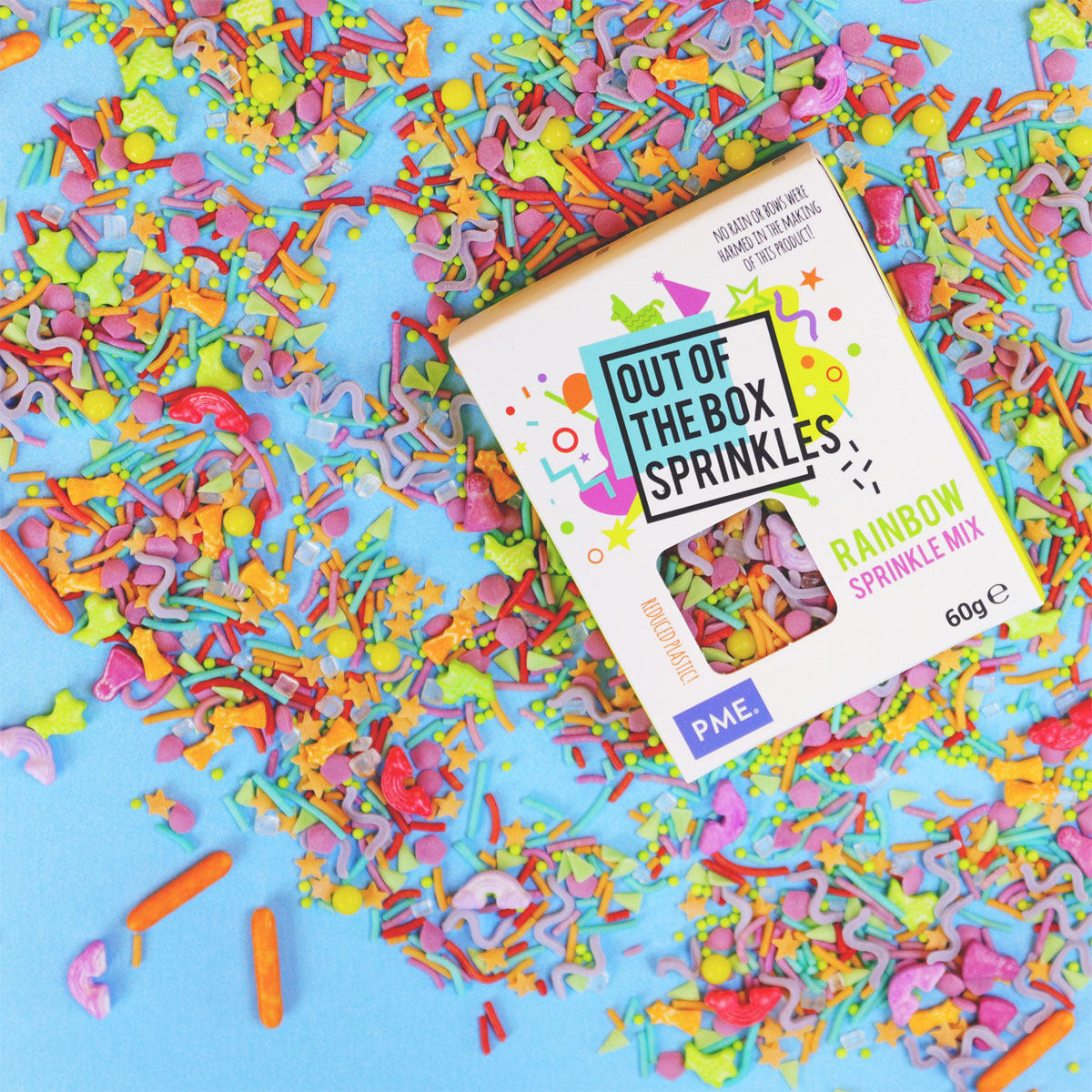 Out the Box Sprinkle Mix - Rainbow 60g
